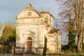 Facade of Italian XVII Century church Royalty Free Stock Photo