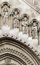 Facade of Jak Church in Budapest