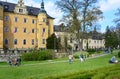 The facade of the Kliczkow castle