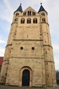 Facade of Klosterkirche St. Marien in Magdeburg, Germany