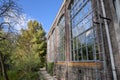 Facade Large Glasshouse At The Hortus Botanicus At Amsterdam The Netherlands 2-11-2022