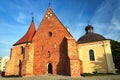 Facade of a the late Romanesque church of the Knights Hospitaller