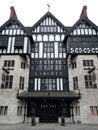 Exterior of the Liberty of London luxury store on Regent Street in the West End of London, UK.