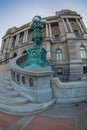 Facade of the Library of Congress Thomas Jefferson Building