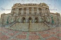 Facade of the Library of Congress Thomas Jefferson Building