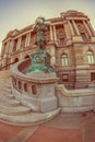 Facade of the Library of Congress Thomas Jefferson Building