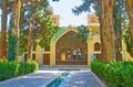 The facade of Library of Fin Garden, Kashan, Iran