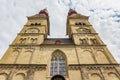 Facade of the Liebfrauenkirche church in Koblenz Royalty Free Stock Photo