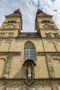 Facade of the Liebfrauenkirche church in Koblenz Royalty Free Stock Photo