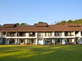 Facade of low rise building, Chiang rai, Thailand Royalty Free Stock Photo