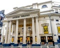 Facade of Lyceum Theatre in West End, London, United Kingdom
