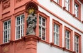 Facade Madonna statue, Heidelberg, Germany