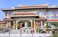 Facade of the main building of laoyuanzi museum, adobe rgb