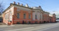 The facade of the main house of the estate Karabanov