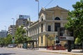 Facade of the Main House of the University of Chile in Santiago.