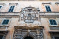 Facade of Maltese Ministry for Tourism office on Merchant Street, Valletta, Malta