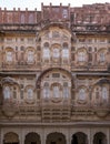 The facade of the Mehrangarh Fort