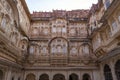 The facade of the Mehrangarh Fort
