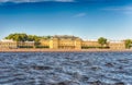 Facade of the Menshikov Palace, St. Petersburg, Russia