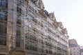 Facade of the Ministere De La Culture covered with a shaped lattice