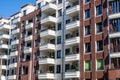 Facade of a modern apartment block Royalty Free Stock Photo