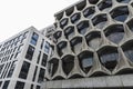 Facade of a modern office building in Brussels, Belgium Royalty Free Stock Photo