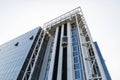 Facade of a modern office building in Brussels, Belgium Royalty Free Stock Photo