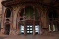 Facade of the modernist house ,Casa Comalat by Spanish architect Valeri i Pupurull