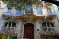 Facade of the modernist house ,Casa Comalat by Spanish architect Valeri Pupurull