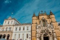Facade of the Monastery of the Holy Cross in Coimbra