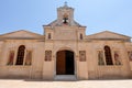 Facade of the Monastery of Panagia Kalyviani on the Crete island, Greece.