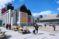 Facade of Montreal Museum of Contemporary Art MACM Royalty Free Stock Photo