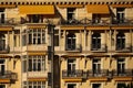 Facade of Montreux Palace Hotel Royalty Free Stock Photo