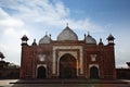 Facade of a mosque at Taj Mahal, Agra, Uttar Pradesh, India Royalty Free Stock Photo