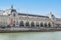 The facade of the Museom of Orsay in Paris Royalty Free Stock Photo