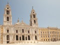 The Facade - National Palace of Mafra Royalty Free Stock Photo