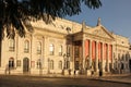 Facade of The National Teather. Lisbon. Portugal Royalty Free Stock Photo