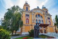 Facade of the National Theatre and Opera, Cluj-Napoca, Romania Royalty Free Stock Photo