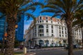 Facade of the Negresco hotel in the city of Nice