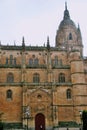 Facade of the New Cathedral of Salamanca, Salamanca Spain Royalty Free Stock Photo