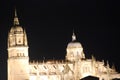 Facade of the New Cathedral of Salamanca, Salamanca Spain Royalty Free Stock Photo