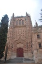 Facade of the New Cathedral of Salamanca, Salamanca Spain Royalty Free Stock Photo