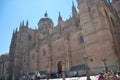 Facade of the New Cathedral of Salamanca, Salamanca Spain Royalty Free Stock Photo