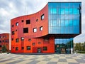 Facade new modern building architecture at Pauls Stradins Clinical university hospital in Riga