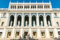 Facade of the Nizami Museum of Azerbaijan Literature building in Baku, Azerbaijan