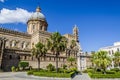 Facade of the cathedral of the city of palermo