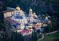 Novo-Athos monastery in Abkhazia in winter