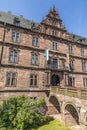 Facade of old aschaffenburg castle