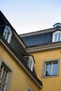 Facade of an old building in essen