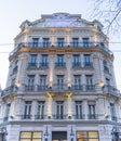 Facade of old building Lyon, France Royalty Free Stock Photo